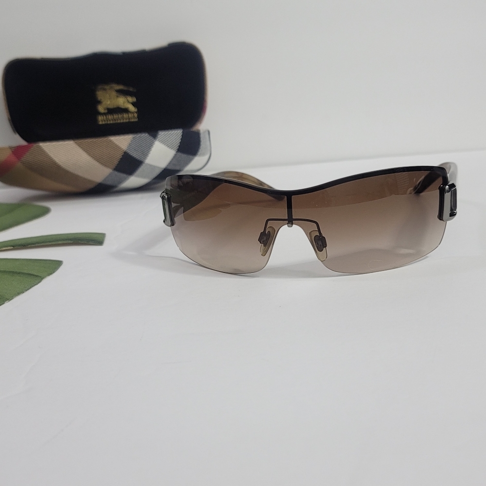 BURBERRY SUNGLASSES UNISEX BROWN & TAN COLOR